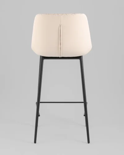 Стул барный Arch, экокожа, светло-серый УТ000039352 Stool Group, серый/экокожа, ножки//чёрный, размеры - ****435*510 фото 5