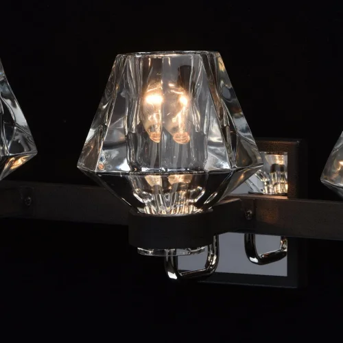 Бра Джестер 104022203 MW-Light прозрачный на 3 лампы, основание хром в стиле современный  фото 7