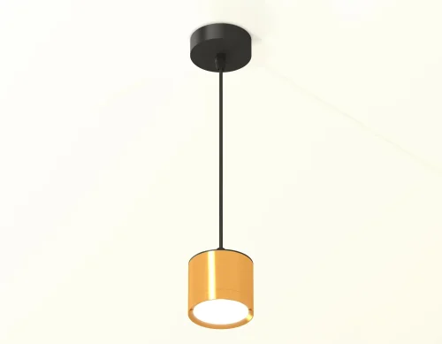 Светильник подвесной XP8121012 Ambrella light золотой 1 лампа, основание чёрное в стиле хай-тек  фото 3