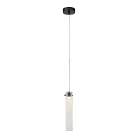 Светильник подвесной LED Floyd LSP-7171 Lussole прозрачный 1 лампа, основание чёрное в стиле современный 