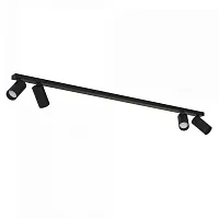 Спот с 4 лампами Mono 7843-NW Nowodvorski чёрный GU10 в стиле современный Спот с 4 лампами Mono 7843-NW Nowodvorski чёрный GU10 в стиле современный