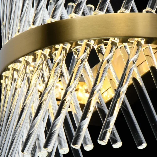 Бра Аделард 642024101 MW-Light прозрачный на 1 лампу, основание латунь в стиле классический фото 6