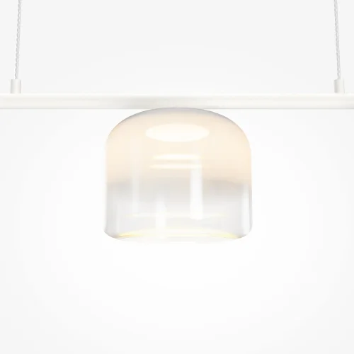 Светильник подвесной LED Spirito MOD286PL-L12W3K Maytoni белый на 3 лампы, основание белое в стиле современный линейный фото 2