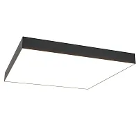 Светильник потолочный LED Zon C067CL-L96B3K Maytoni белый 1 лампа, основание чёрное в стиле современный квадраты