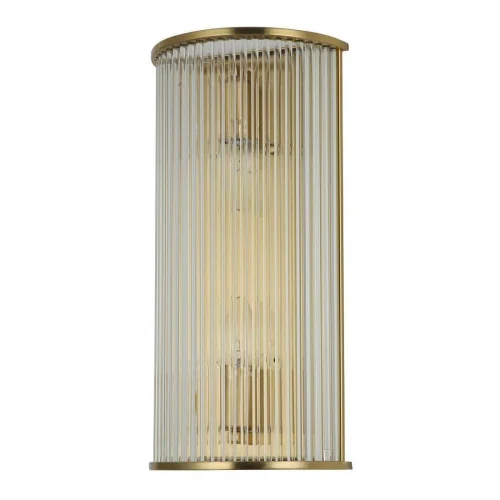 Бра Wonderland 2907-2W Favourite прозрачный на 2 лампы, основание медь в стиле минимализм 
