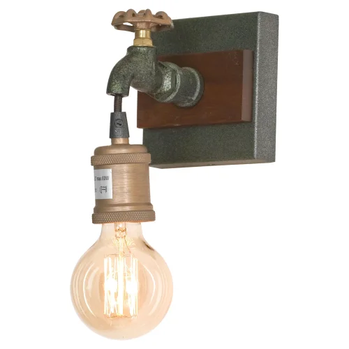Бра лофт LSP-9191 Lussole без плафона на 1 лампа, основание медь в стиле лофт стимпанк
