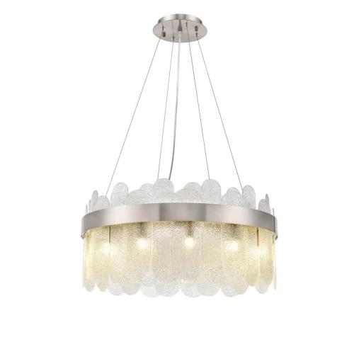 Люстра подвесная Delizia VL3185P12 Vele Luce никель на 12 ламп, основание никель в стиле арт-деко 