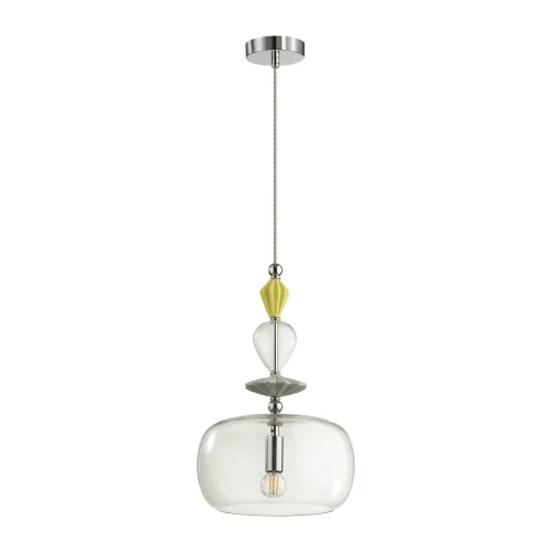 Светильник подвесной Bizet 4893/1A Odeon Light прозрачный 1 лампа, основание хром в стиле классический 