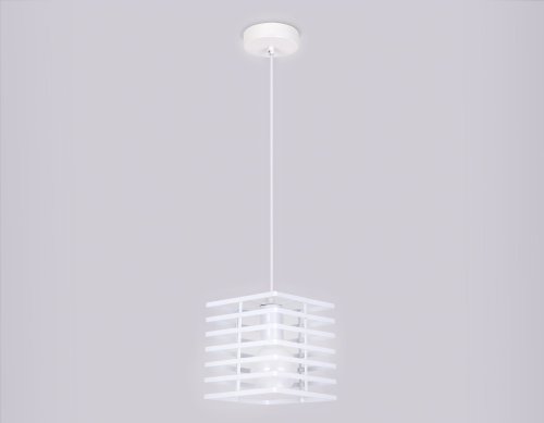 Светильник подвесной TR8410 Ambrella light белый 1 лампа, основание белое в стиле лофт  фото 6