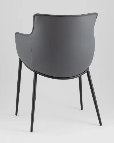 Стул Твигги экокожа темно-серый УТ000041929 Stool Group, /, ножки//, размеры - ***** фото 6