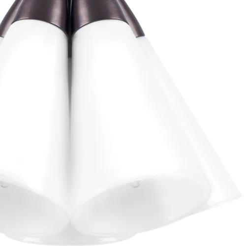 Светильник подвесной Cone 757150 Lightstar белый 1 лампа, основание бордовое коричневое в стиле современный  фото 7