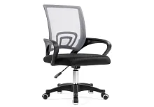 Компьютерное кресло Turin black / light gray 15433 Woodville, чёрный серый/ткань, ножки/пластик/чёрный, размеры - *900***600*