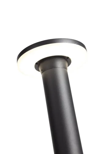 Парковый светильник LED SL087.415.01 ST-Luce уличный IP54 чёрный 1 лампа, плафон чёрный в стиле хай-тек современный LED фото 2