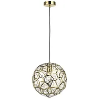 Светильник подвесной Fermo 724012 Lightstar золотой 1 лампа, основание золотое в стиле современный арт-деко 