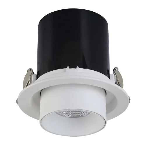 Светильник точечный LED CLT 042C130 WH Crystal Lux белый 1 лампа, основание белое в стиле современный 