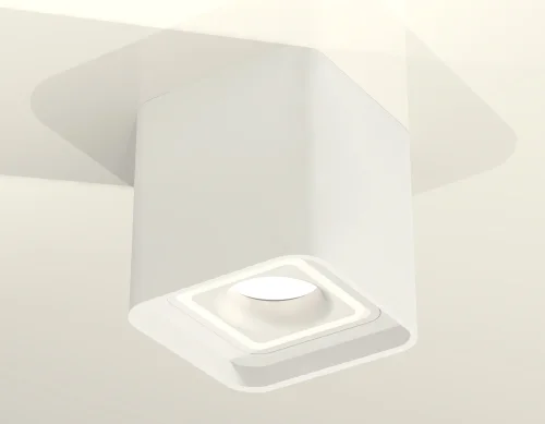 Светильник накладной Techno Spot XS XS7840020 Ambrella light белый 1 лампа, основание белое в стиле хай-тек современный квадратный фото 3