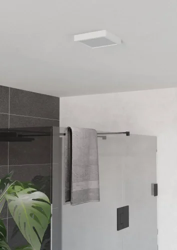 Светильник потолочный LED Fueva 901335 Eglo белый на 1 лампу, основание белое в стиле современный квадратный фото 3 Светильник потолочный LED Fueva 901335 Eglo белый на 1 лампу, основание белое в стиле современный квадратный фото 3