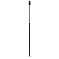 Светильник подвесной LED Reed 10358/830 Disk LOFT IT чёрный на 1 лампу, основание чёрное в стиле современный минимализм трубочки