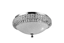 Люстра потолочная LED DDC 561-50A Lumina Deco хром на 1 лампу, основание хром в стиле современный  Люстра потолочная LED DDC 561-50A Lumina Deco хром на 1 лампу, основание хром в стиле современный