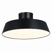 Светильник потолочный LED Vigo SLE600242-01 ST-Luce чёрный 1 лампа, основание чёрное в стиле хай-тек 