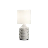 Настольная лампа KALI'-3 TL1 Ideal Lux белая 1 лампа, основание белое металл в стиле современный 