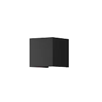 Настенный светильник уличный LED Fulton O572WL-L6B Maytoni уличный IP54 чёрный на 1 лампу, плафон чёрный в стиле современный LED