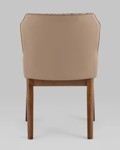 Cтул обеденный НИМЕРИЯ НЬЮ, бежевый (набор 2шт) УТ000038903 Stool Group, /текстиль, ножки/массив гевеи/, размеры - ***** фото 4