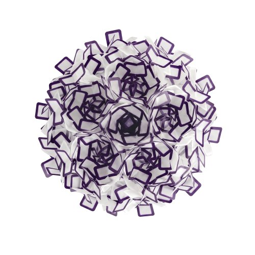 Светильник потолочный Слизия / Clizia 10231/780C Purple LOFT IT фиолетовый белый на 5 ламп, основание в стиле современный арт-деко фото 4 Светильник потолочный Слизия / Clizia 10231/780C Purple LOFT IT фиолетовый белый на 5 ламп, основание в стиле современный арт-деко фото 4