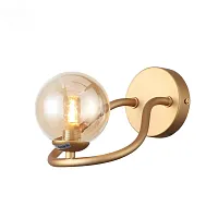 Бра Legatezza SL1502.201.01 ST-Luce янтарный 1 лампа, основание золотое в стиле современный 