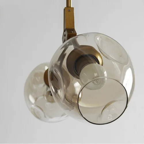 Светильник подвесной ADEL-ONE L2 Cognac Gold 212800-26 ImperiumLoft янтарный 2 лампы, основание золотое в стиле современный  фото 16