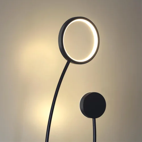 Торшер LED Arlo 5673/14FL Lumion  чёрный 1 лампа, основание чёрное в стиле современный
 фото 2