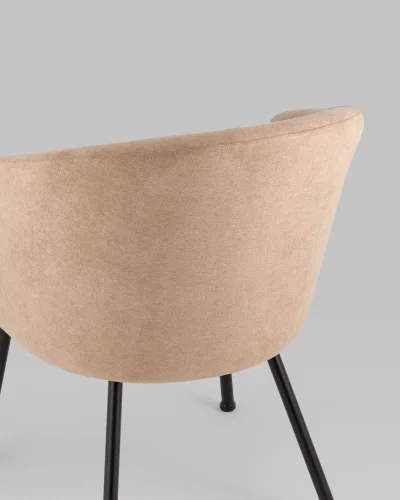Кресло Декстер New, бежевый УТ000038603 Stool Group, бежевый/ткань, ножки/металл/чёрный, размеры - *****мм фото 6