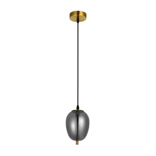 Светильник подвесной Freddie A2232SP-1PB Arte Lamp чёрный 1 лампа, основание медь в стиле современный 