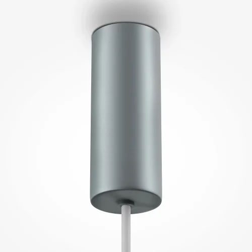 Светильник подвесной LED Gerhard MOD189PL-L12GR3K1 Maytoni белый серый 1 лампа, основание серое в стиле современный хай-тек  фото 6