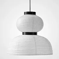 Светильник подвесной HOLLY А 219240-23 ImperiumLoft белый 2 лампы, основание чёрное в стиле современный скандинавский 