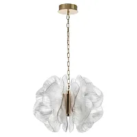 Люстра подвесная LED Siama 5089/80L Odeon Light на 1 лампу, основание в стиле современный флористика 