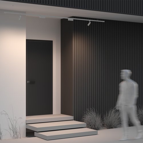 Гибкий подвес для уличной трековой системы Exility IP O-TR001-PW-H2M Maytoni белый в стиле современный хай-тек для светильников серии Exility IP exility ip уличная фото 7