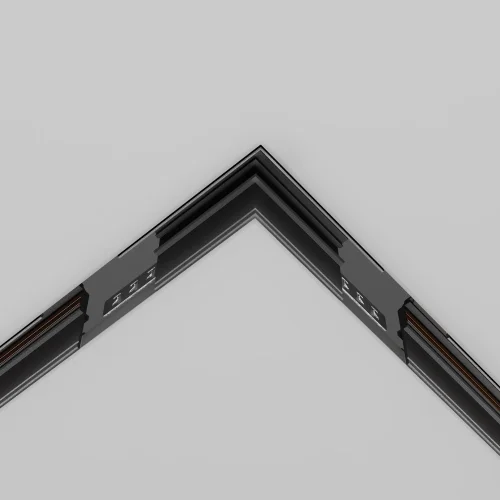 Угловой коннектор Magnetic track system TRACL034-42B-R Maytoni чёрный в стиле хай-тек современный для светильников серии Magnetic track system Exility встраиваемый exility тонкая магнитная магнитный фото 4
