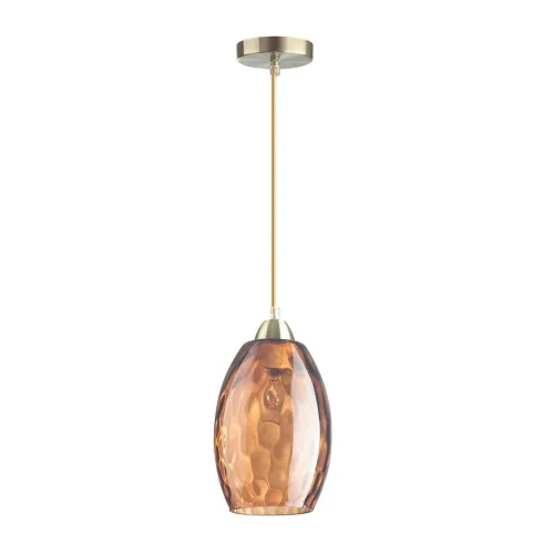 Светильник подвесной Sapphire 4485/1 Lumion коричневый 1 лампа, основание античное бронза в стиле современный выдувное фото 2