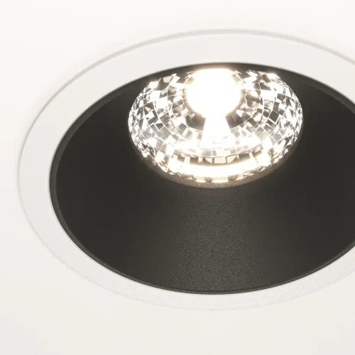 Светильник точечный Alfa LED DL043-01-15W4K-RD-WB Maytoni белый чёрный на 1 лампу, основание чёрное белое в стиле современный фото 14