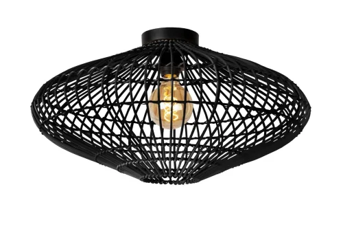 Светильник потолочный Magali 03135/56/30 Lucide чёрный 1 лампа, основание чёрное в стиле скандинавский 