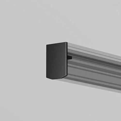 Заглушка для шинопровода, 2 шт. Magnetic track system Levity TRA184EC-1B Maytoni чёрный в стиле хай-тек современный для светильников серии Magnetic track system Levity levity магнитная фото 4