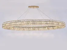 Люстра подвесная 10127+21/S gold Newport прозрачная на 28 ламп, основание золотое в стиле современный 