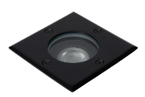 Встраиваемый светильник Biltin 11800/01/30 Lucide уличный IP67 чёрный 1 лампа, плафон чёрный в стиле современный GU10 фото 2