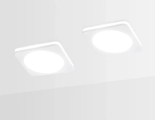 Светильник точечный LED TN141 Ambrella light белый на 1 лампу, основание белое в стиле современный фото 3
