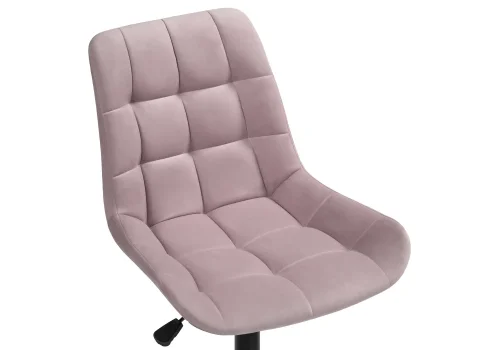 Компьютерное кресло Честер розовый (california 390) / черный 539244 Woodville, розовый/велюр, ножки/пластик/чёрный, размеры - *920***490*600 фото 6