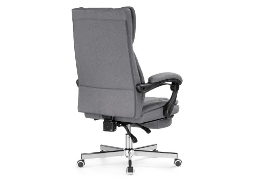 Компьютерное кресло Damir gray 15402 Woodville, серый/ткань, ножки/металл/хром, размеры - *1130***650* фото 6