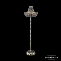 Торшер 19113T4/H/45IV-152 G Bohemia Ivele Crystal sp прозрачный 4 лампы, основание золотое в стиле классика
