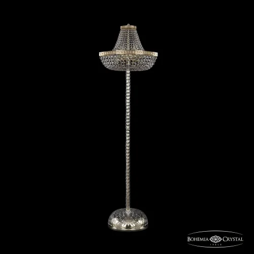 Торшер 19113T4/H/45IV-152 G Bohemia Ivele Crystal sp прозрачный 4 лампы, основание золотое в стиле классический
