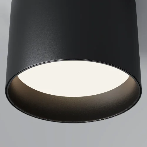 Светильник накладной Glam C096CL-GX53-B Maytoni чёрный 1 лампа, основание чёрное в стиле хай-тек современный круглый фото 4